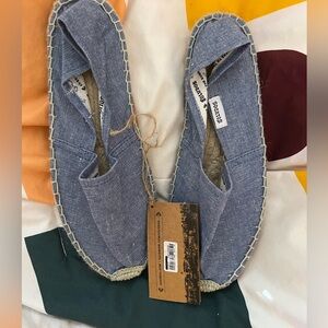 Soludos by J Crew Espadrilles in washed Black. Size 37, NWT Original Dali style